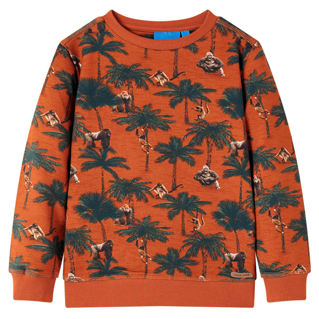 Vidaxl Children's Sweater 116 Light Rust