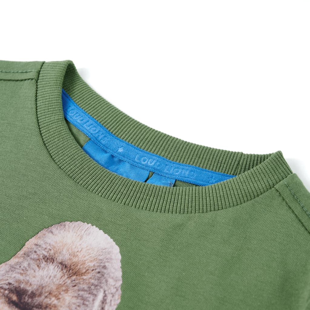 VidaXL Kindershirt met lange mouwen 92 lichtkakikleurig