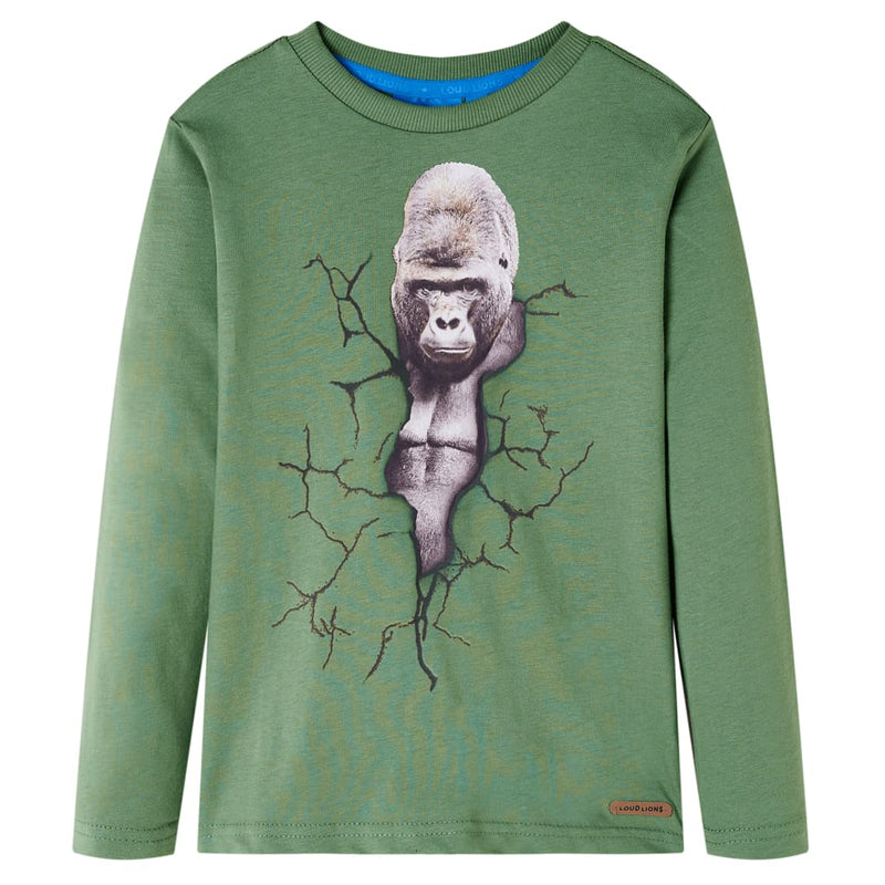 Camicia per bambini Vidaxl con maniche lunghe 104 baci leggeri