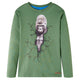 Camicia per bambini Vidaxl con maniche lunghe 104 baci leggeri