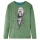 Camicia per bambini Vidaxl con maniche lunghe 116 Light -loft -colorata