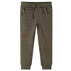 Pantalones para trotar para niños Vidaxl 104 Kaki oscuro mixto