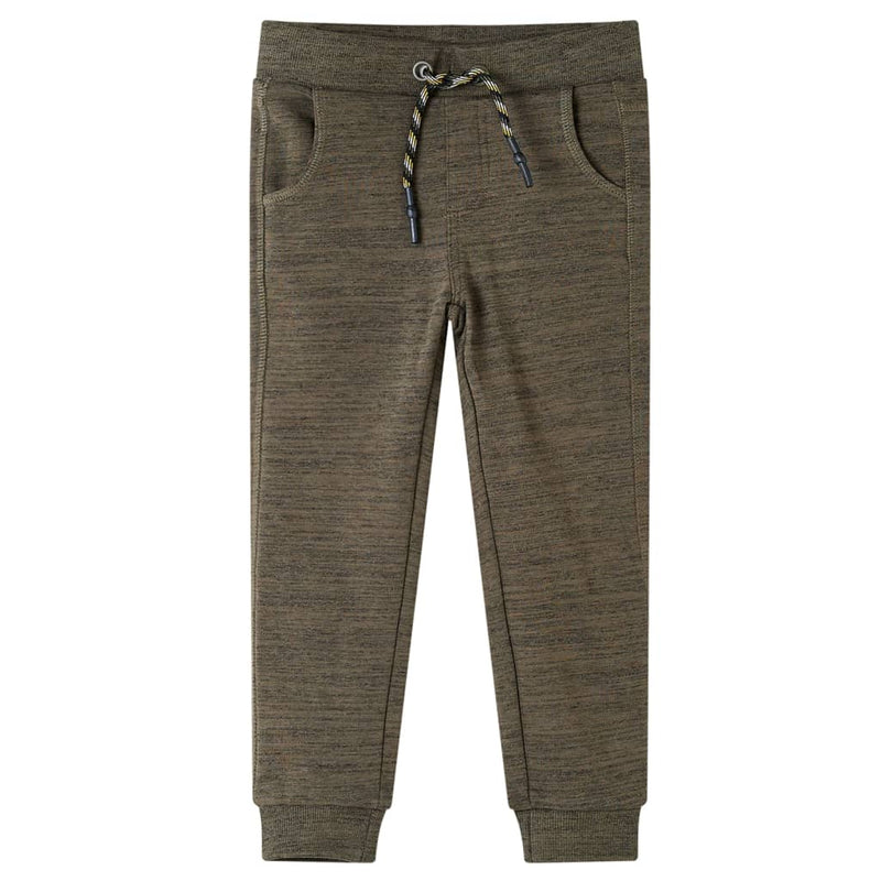 Pantalones para trotar para niños Vidaxl 104 Kaki oscuro mixto