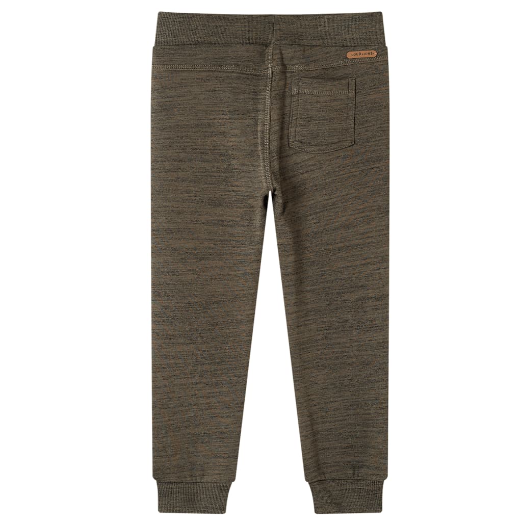Vidaxl kinderjoggingbroek 104 gemêleerd donker kaki