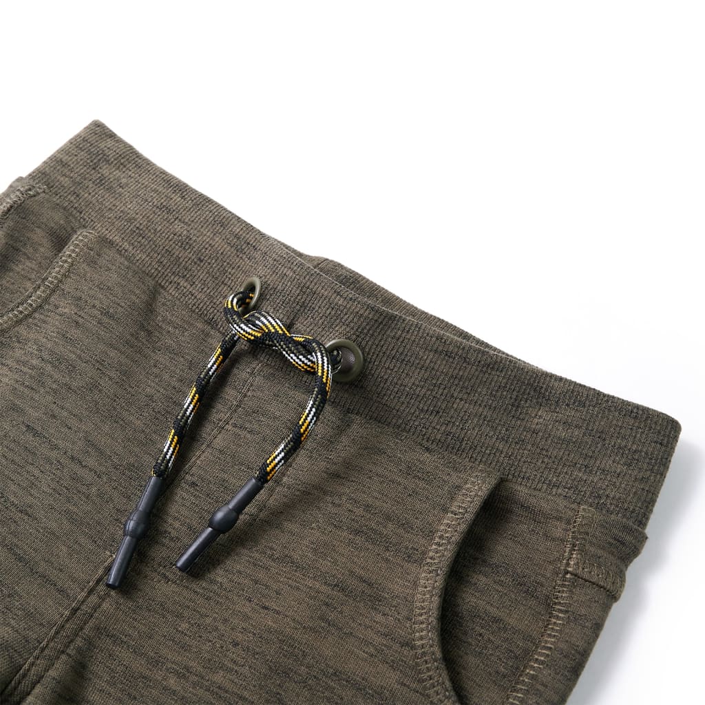 Vidaxl kinderjoggingbroek 104 gemêleerd donker kaki