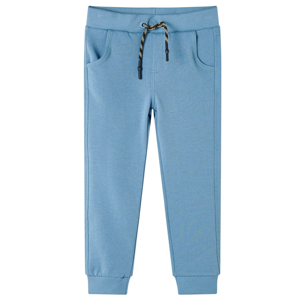 Pantalones de trote de Vidaxl para niños 104 Azul