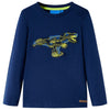 Camicia per bambini Vidaxl con maniche lunghe 92 blu navy