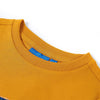 Camisa para niños de Vidaxl con mangas largas 104 ocre -color