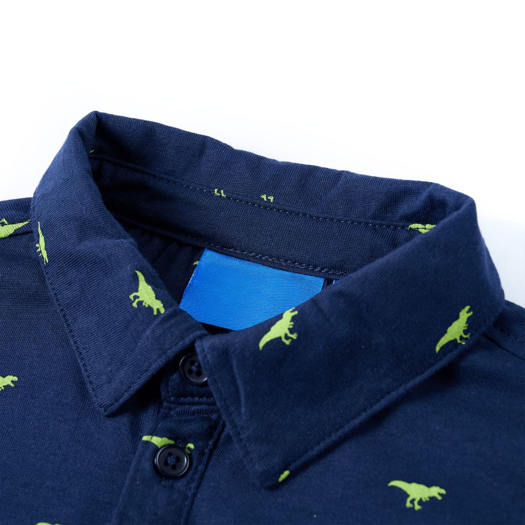 Vidaxl kindershirt 92 marineblauw