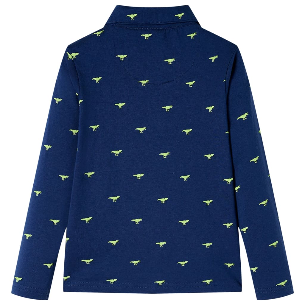 Vidaxl Children's Shirt 116 Navy Blue