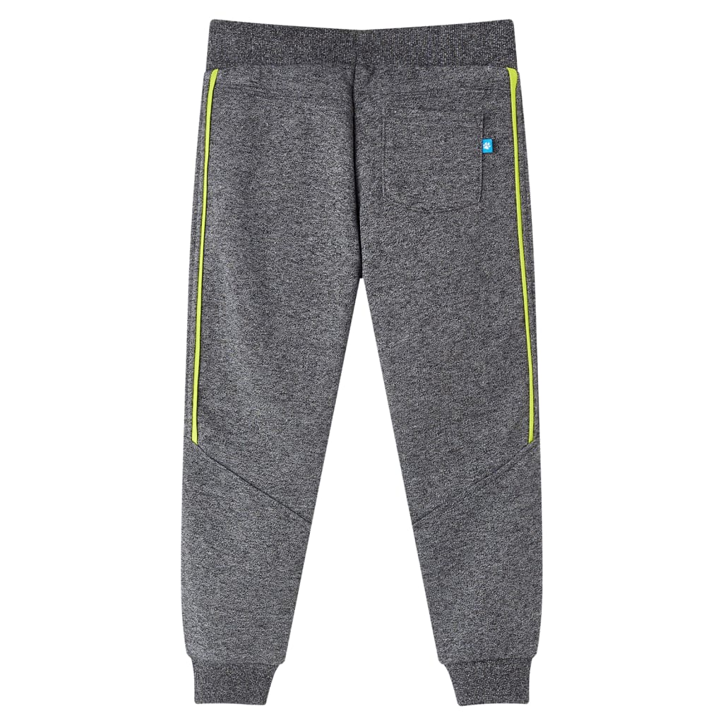 Pantaloni da jogging per bambini Vidaxl 92 grigio misto