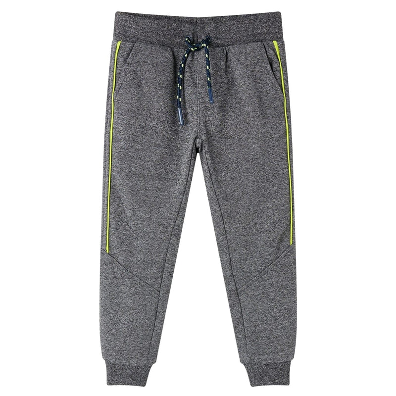 Vidaxl kinderjoggingbroek 104 gemêleerd grijs