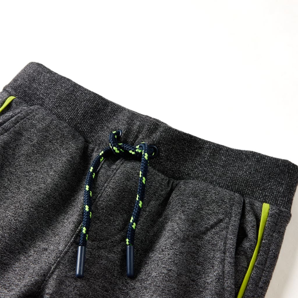 Vidaxl kinderjoggingbroek 104 gemêleerd grijs