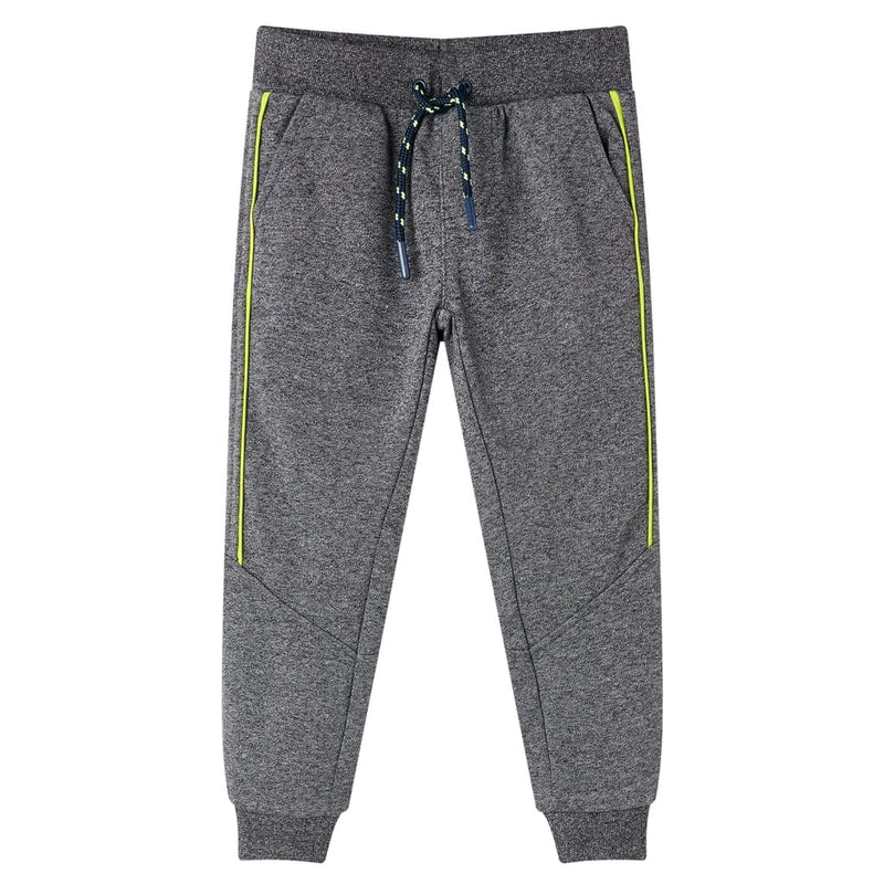 Vidaxl kinderjoggingbroek 128 gemêleerd grijs