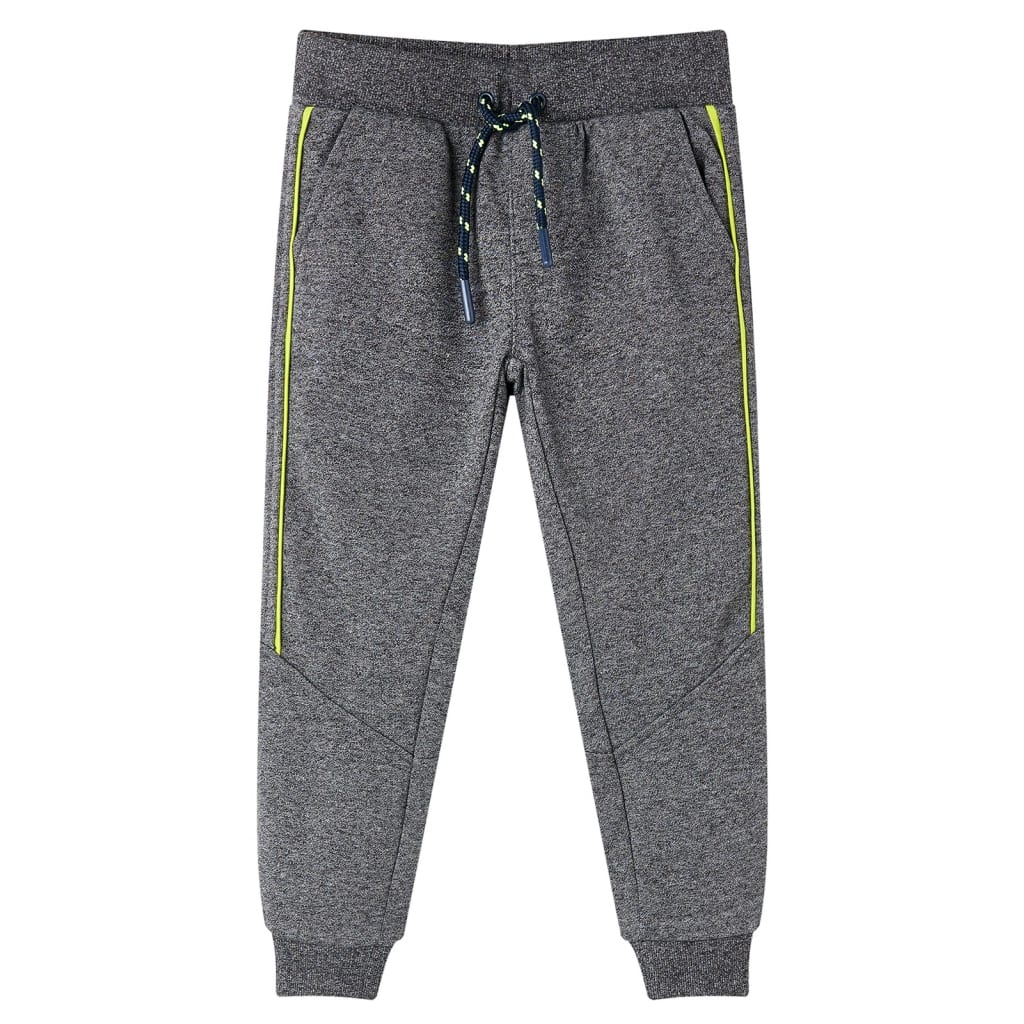 Vidaxl kinderjoggingbroek 128 gemêleerd grijs