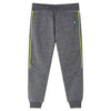 Pantalones de trote de Vidaxl para niños 140 Gray Mixed
