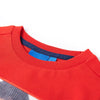 Camicia per bambini Vidaxl con maniche lunghe 128 rossa