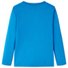 Camisa para niños Vidaxl con mangas largas 92 Cobalt azul