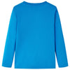 Camisa para niños de Vidaxl con mangas largas 104 cobalto azul