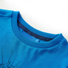 Camicia per bambini Vidaxl con maniche lunghe 92 cobalto blu
