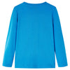 Camicia per bambini Vidaxl con maniche lunghe 116 cobalt blu