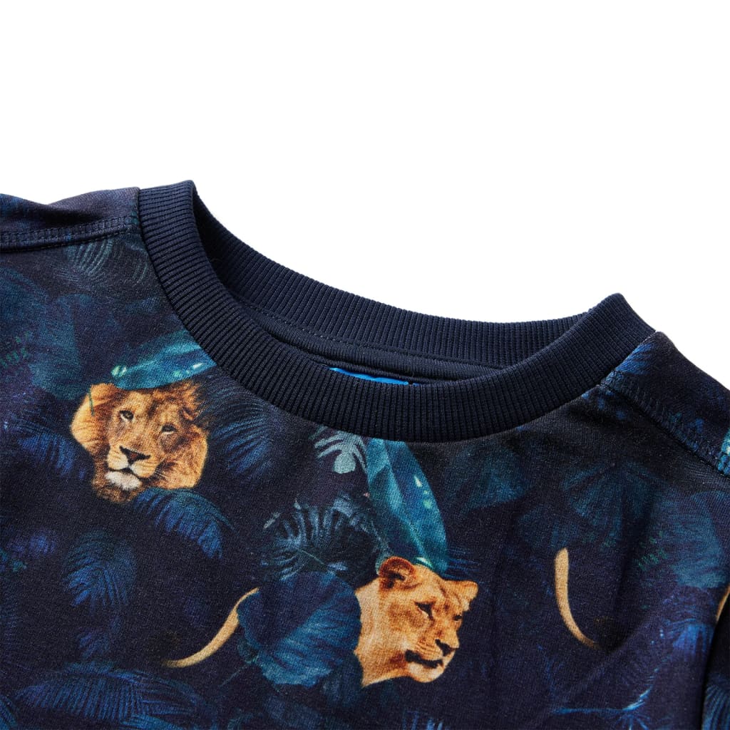 Vidaxl Children's Sweater 104 Navy Blue