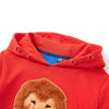 Vidaxl kindertrui met capuchon 116 rood