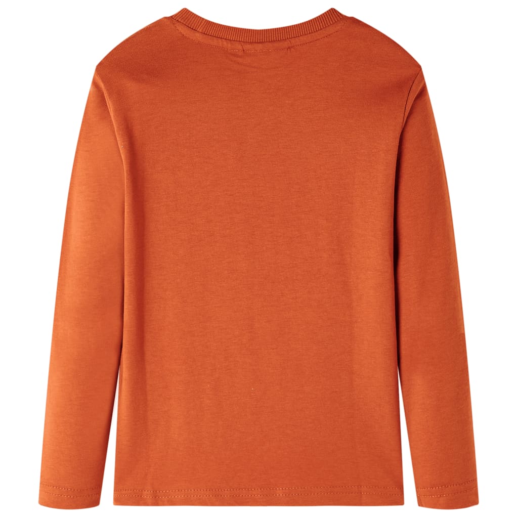 Camicia per bambini Vidaxl con maniche lunghe 104 leggermente ruggine