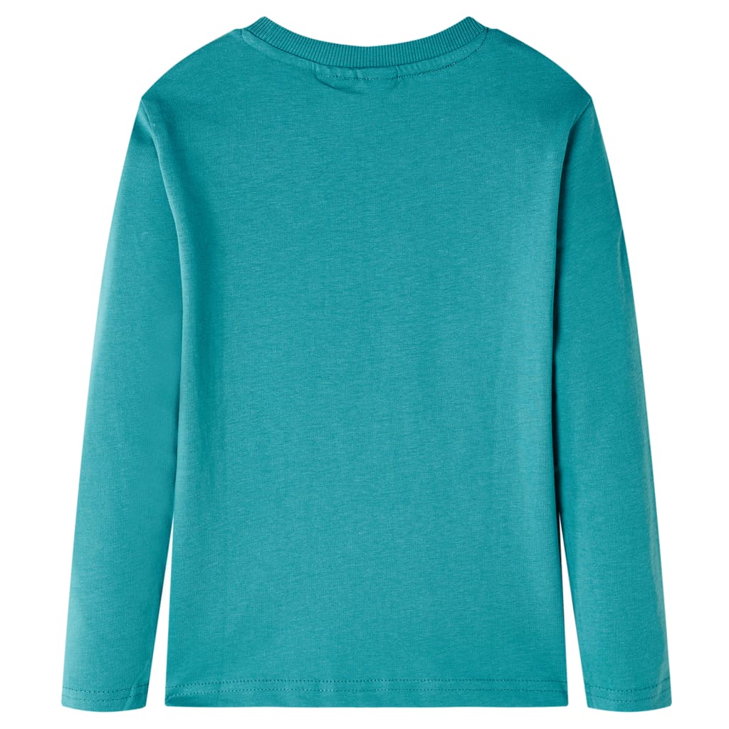 Camicia per bambini Vidaxl con maniche lunghe 104 blu scuro