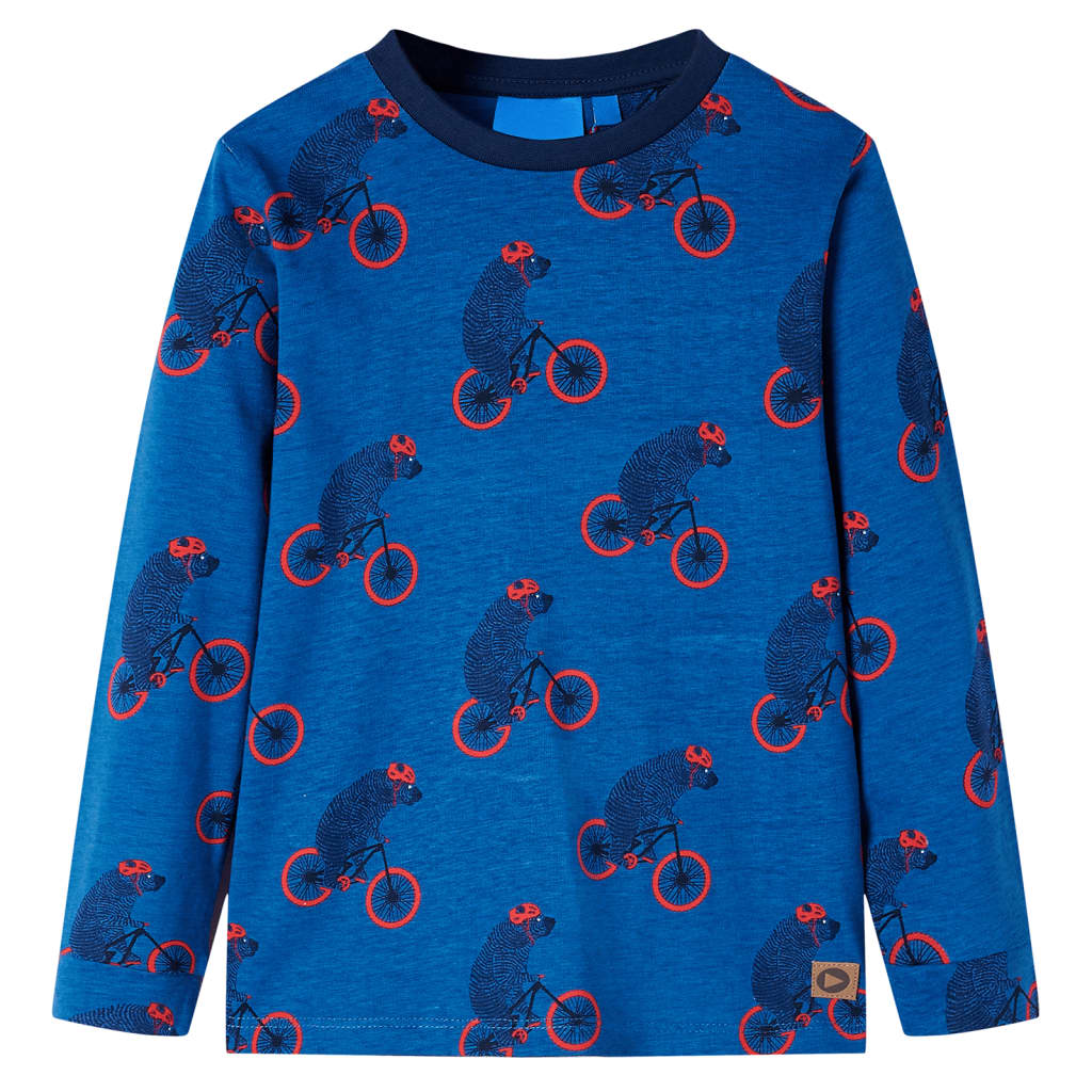 Piamas per bambini Vidaxl con maniche lunghe 92 petrolio