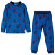 Piamas per bambini Vidaxl con maniche lunghe 104 petrolio