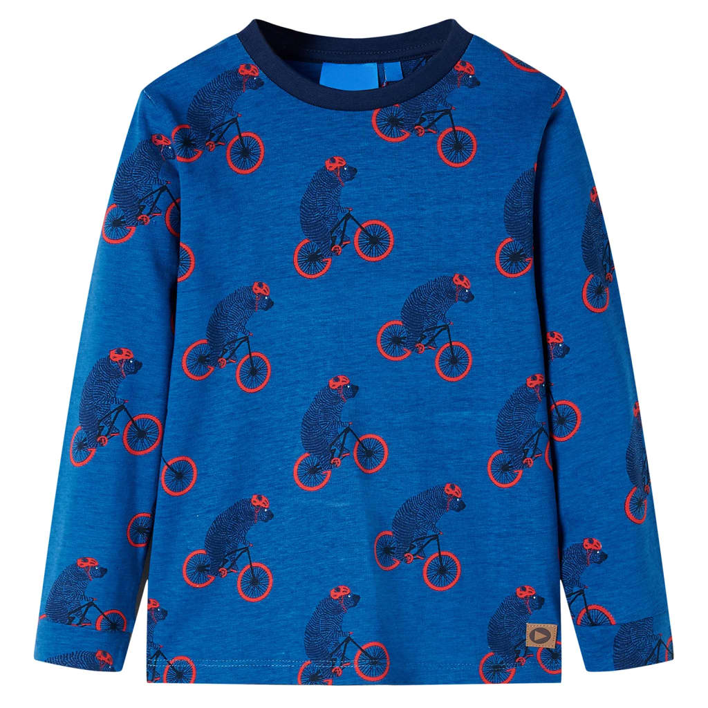 Piamas per bambini Vidaxl con maniche lunghe 104 petrolio