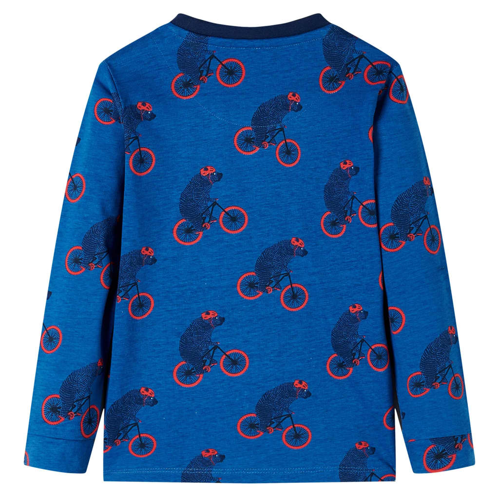 Piamas per bambini Vidaxl con maniche lunghe 116 petrolio