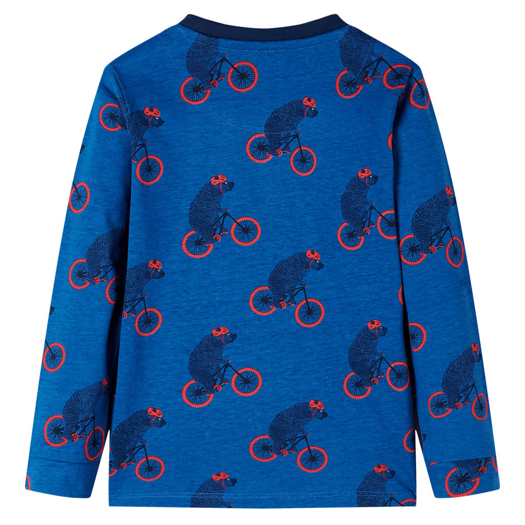 Pigico per bambini Vidaxl con maniche lunghe 128 petrolio