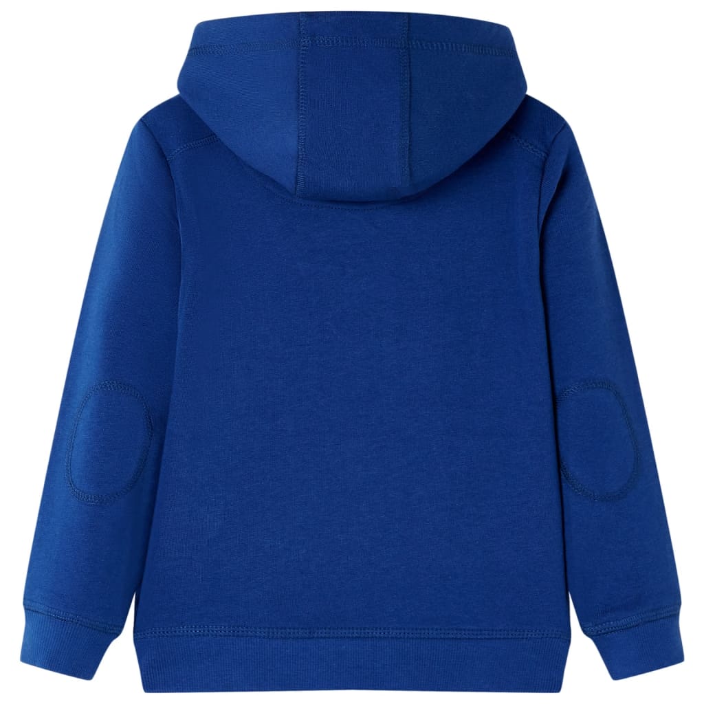 VidaXL Kindertrui met capuchon 92 donkerblauw