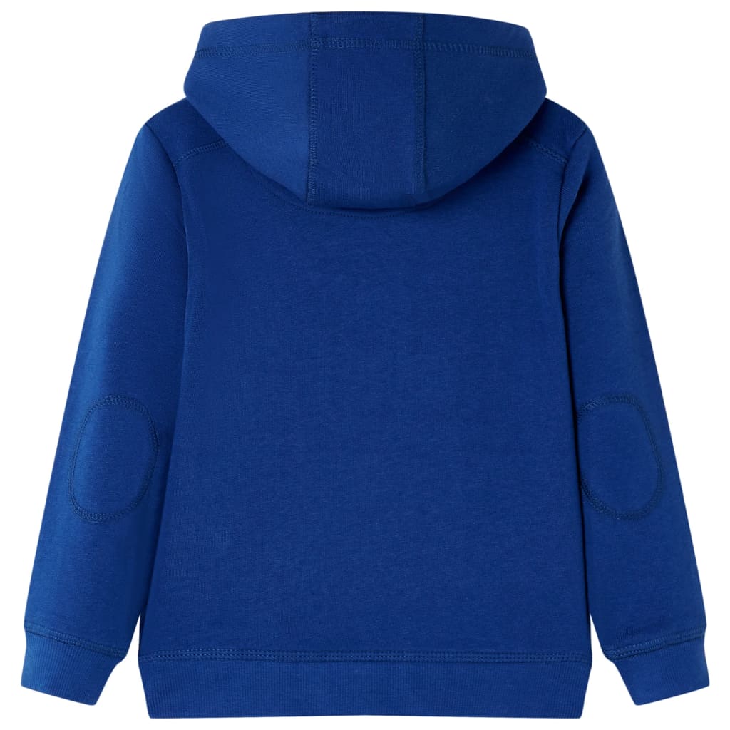 VidaXL Kindertrui met capuchon 116 donkerblauw