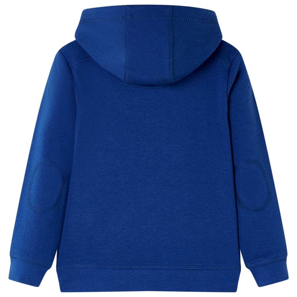 VidaXL Kindertrui met capuchon 140 donkerblauw