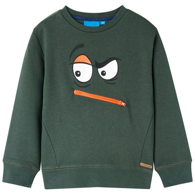 Vidaxl Children's Sweater 92 Dark Green