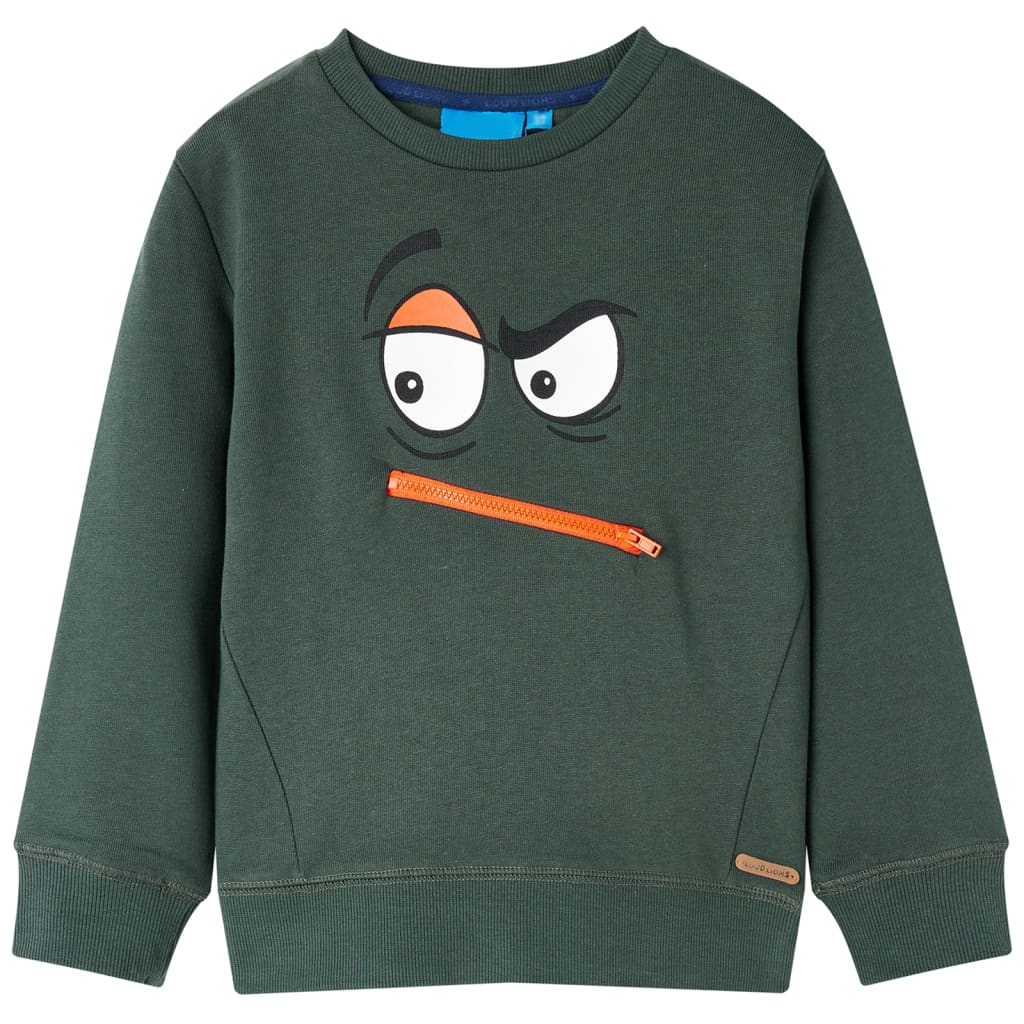 Vidaxl Children's Sweater 116 Dark Green