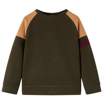 Vidaxl Children's Sweater 104 Donkerkakikleur y Camel