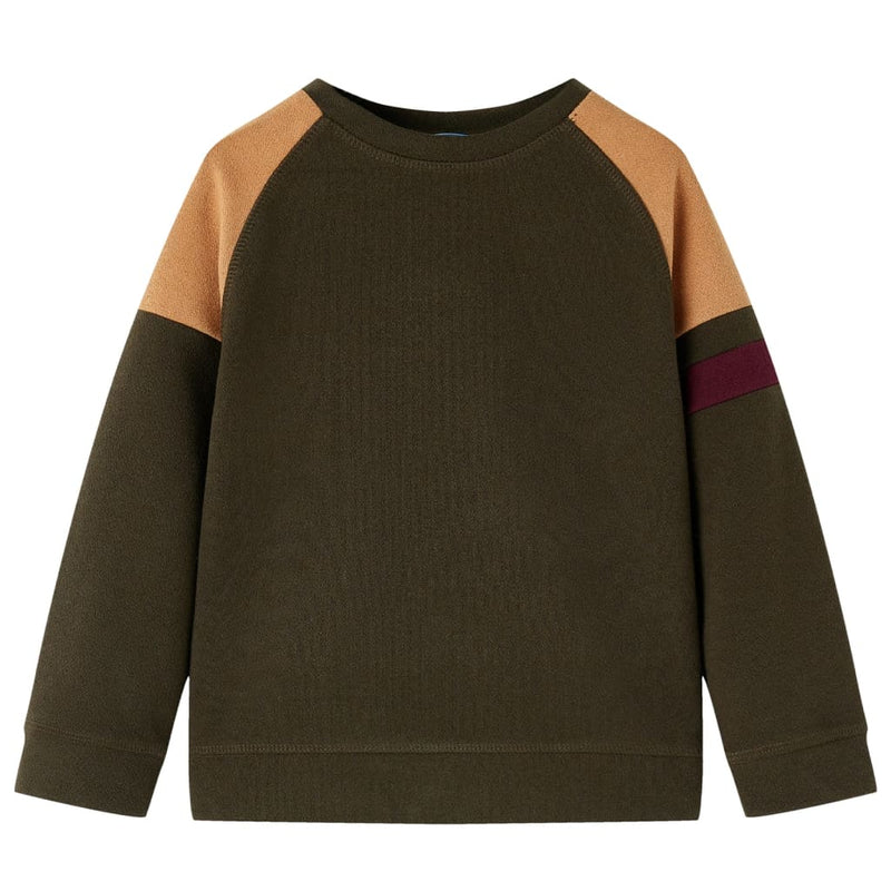 Vidaxl Children's Sweater 104 Donkerkakikleur e Camel