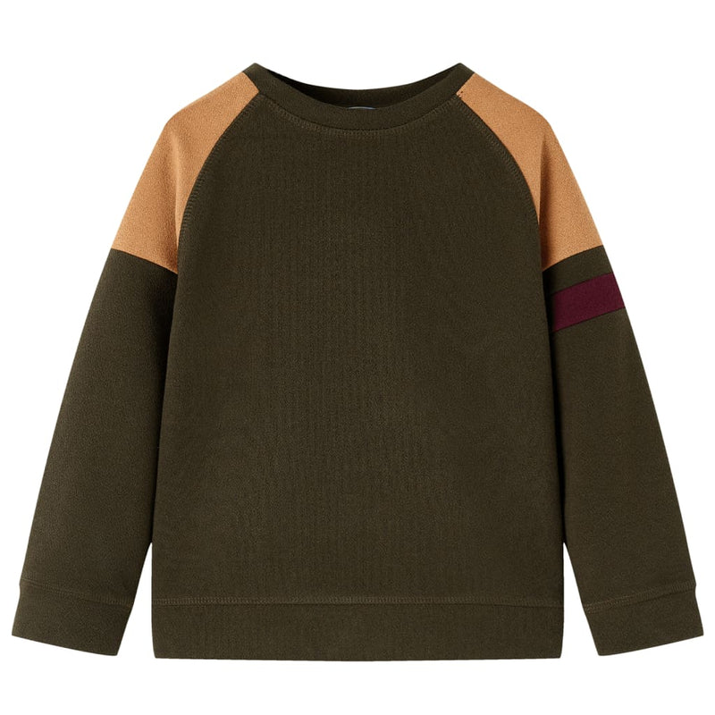 Vidaxl Children's Sweater 116 Donkerkakikleur e Camel