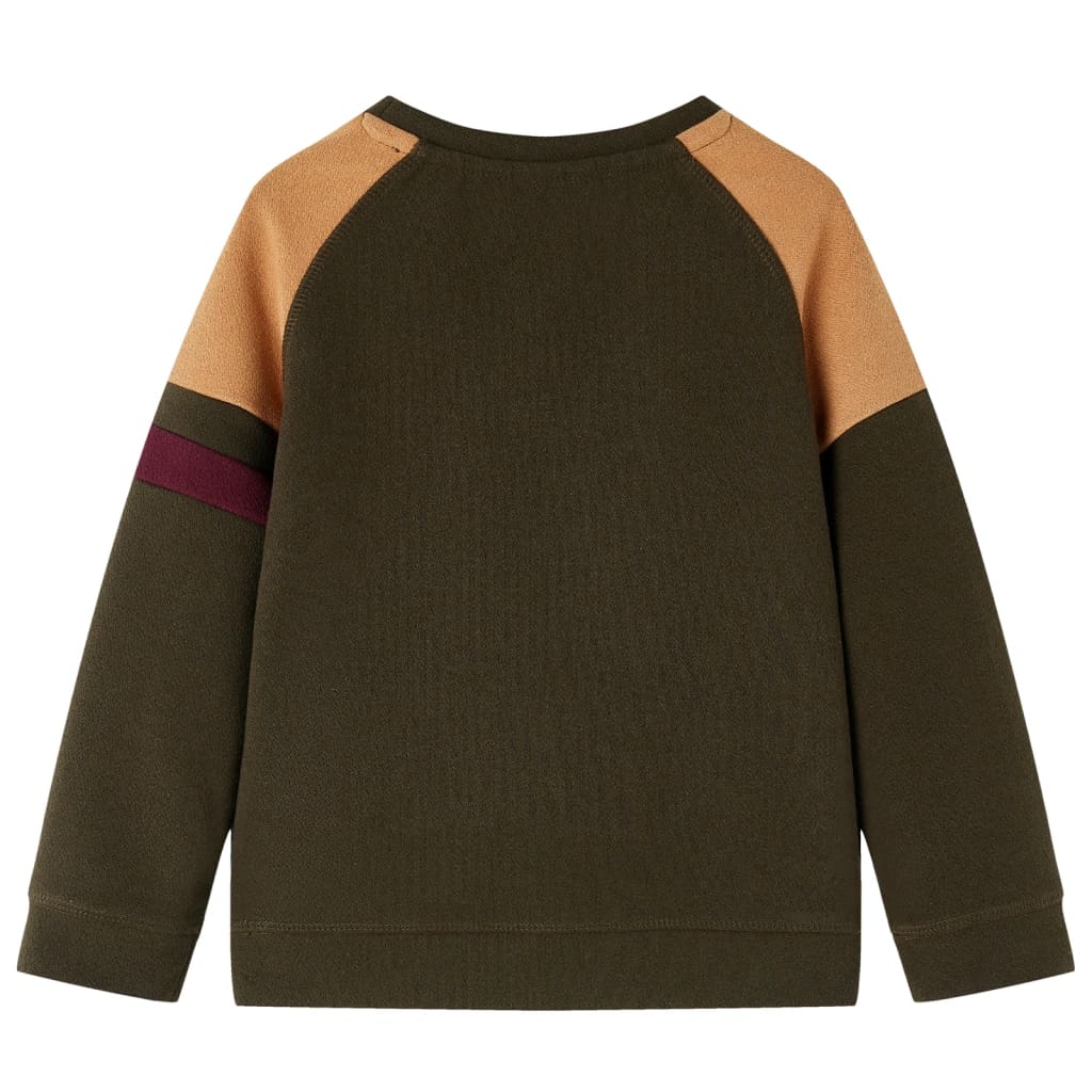 Vidaxl Children's Sweater 116 Donkerkakikleur y Camel