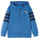 Vidaxl kindervest met capuchon 128 blauw