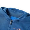 Vidaxl kindervest met capuchon 128 blauw