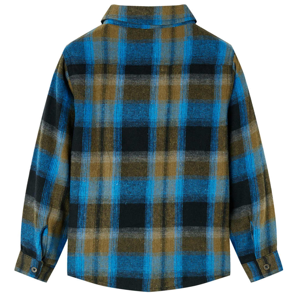 Camisa infantil de Vidaxl con cuello girado 92