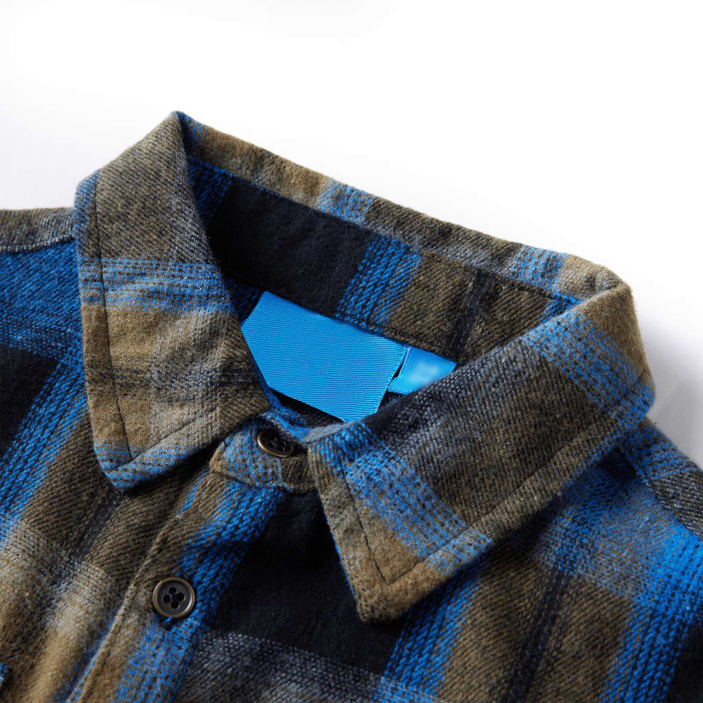 Camisa infantil de Vidaxl con cuello girado 92