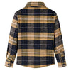 Vidaxl Shirt per bambini a scacchi 128 giallo e nero