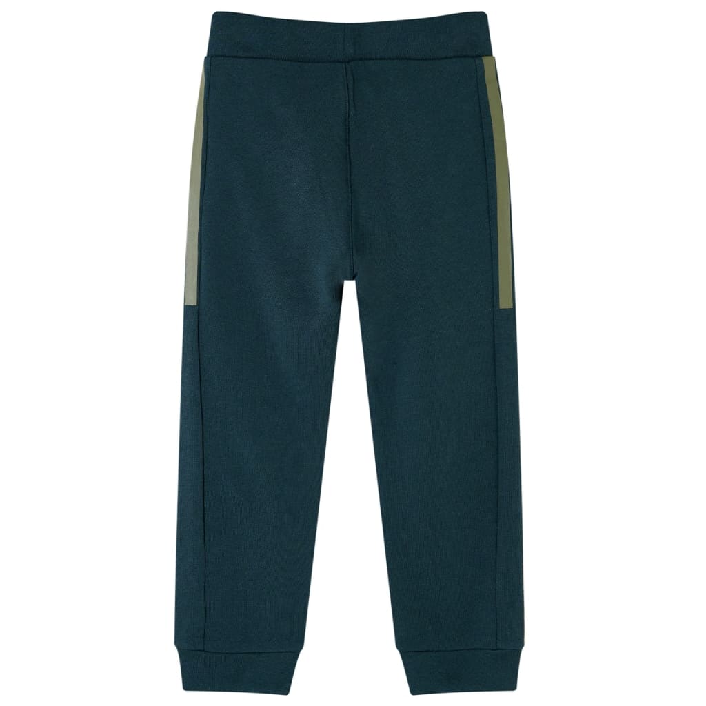 Pantalones de trote para niños Vidaxl con cordero 104 Mossgroen