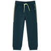 Vidaxl kinderjoggingbroek met trekkoord 128 mosgroen